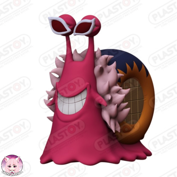 🐌💰 ONE PIECE – Escargophone de Doflamingo – Tirelire PVC 14.5 cm