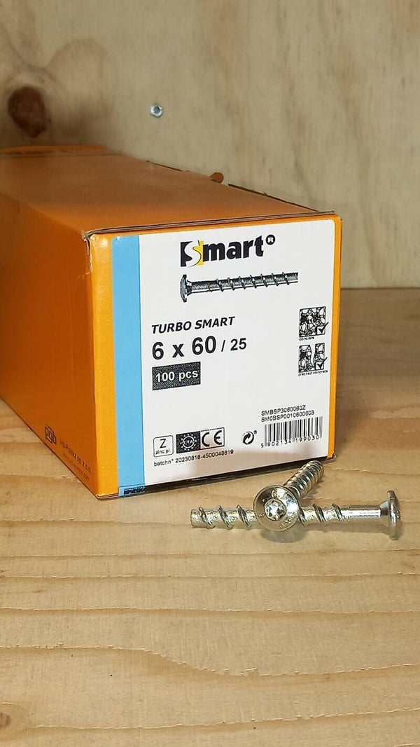 Betonschroeven 6x80mm lenskop