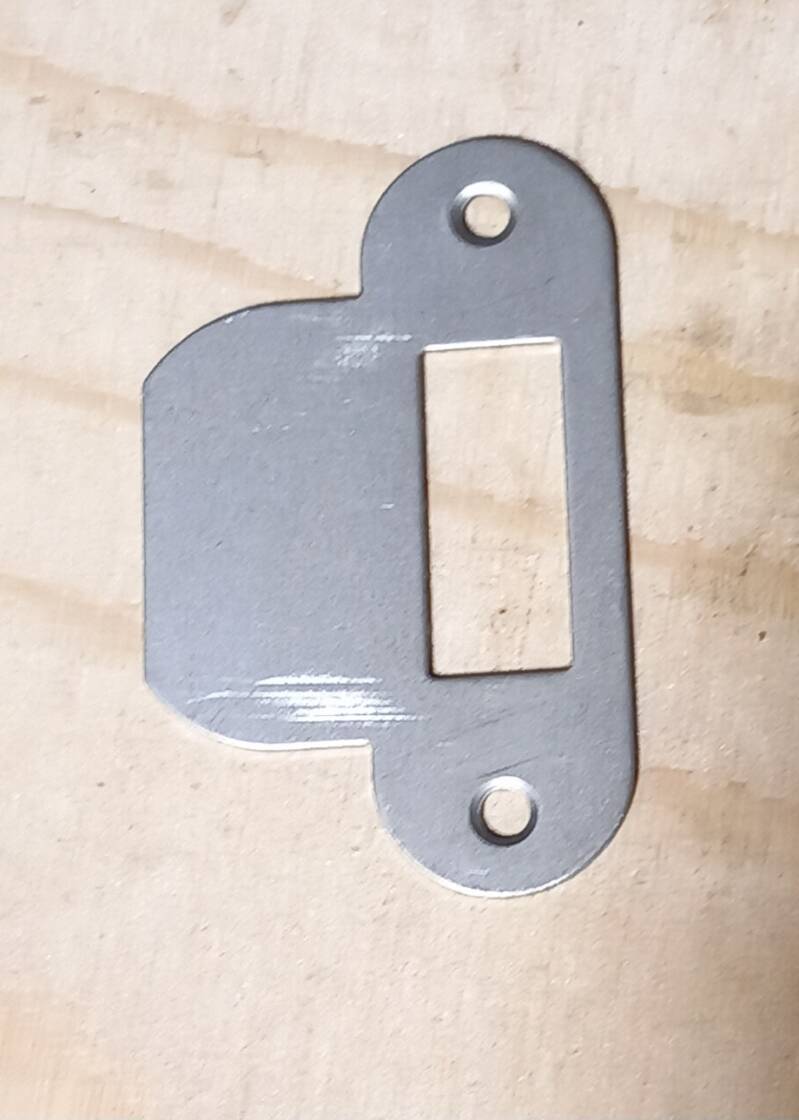 Sluitplaatje loopslot