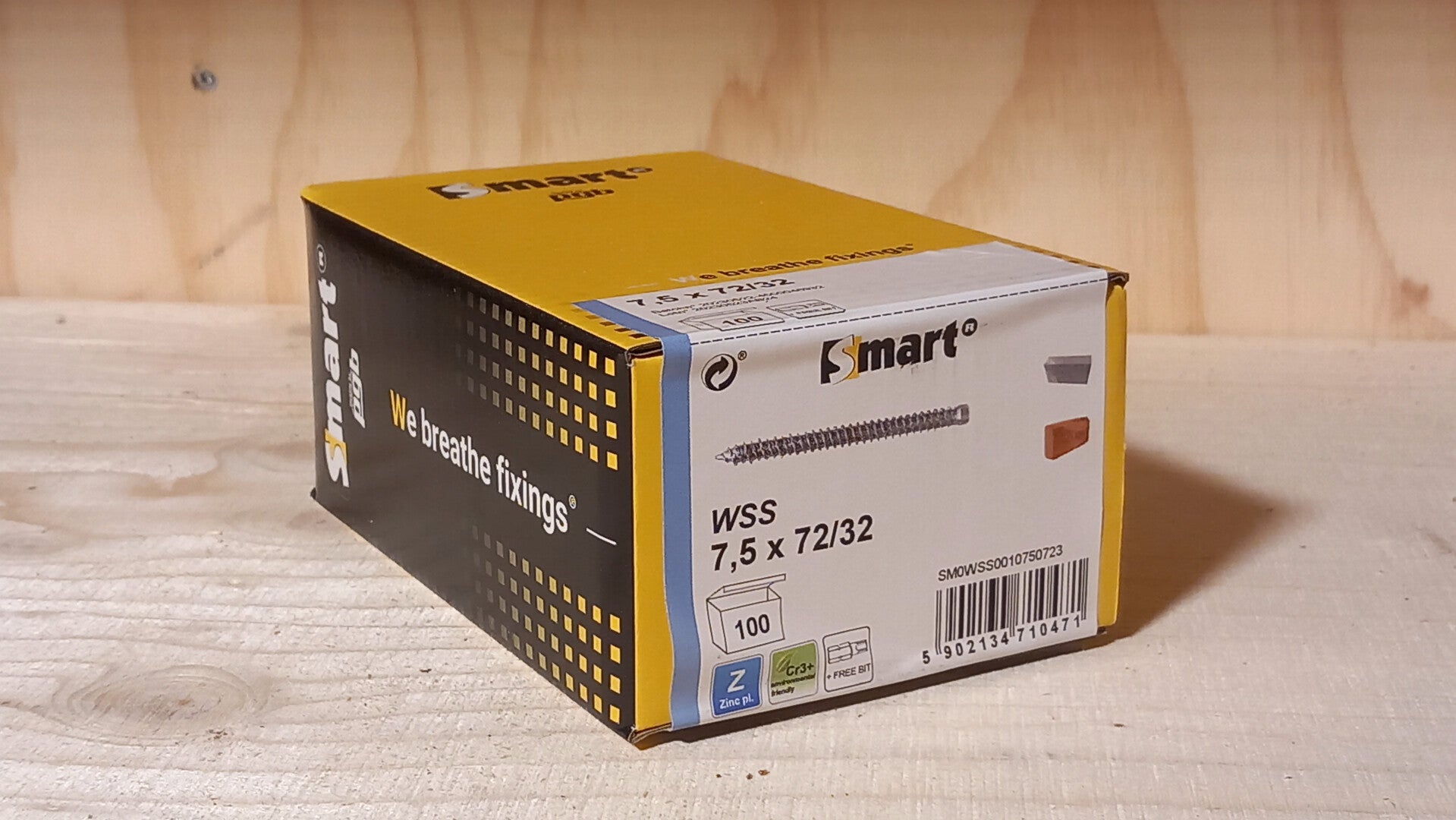 Kozijnschroef 7.5x72