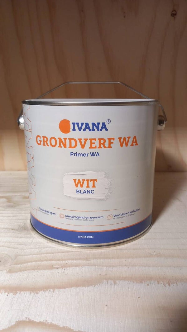 Grondverf wit 2.5 ltr