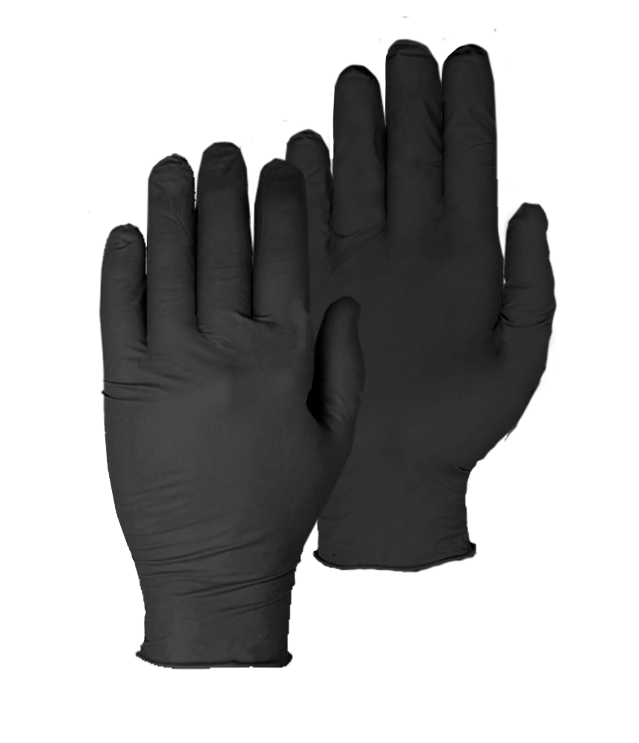 Nitril wegwerphandschoen zwart