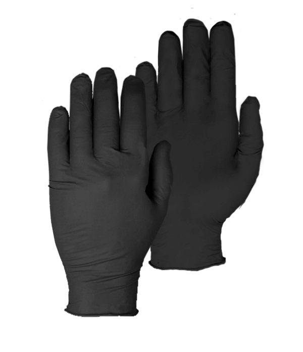 Nitril wegwerphandschoen zwart