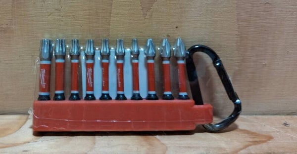 Schroefbits Milwaukee 10 delig