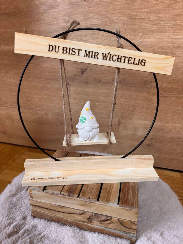 Schaukel mit Wichtel