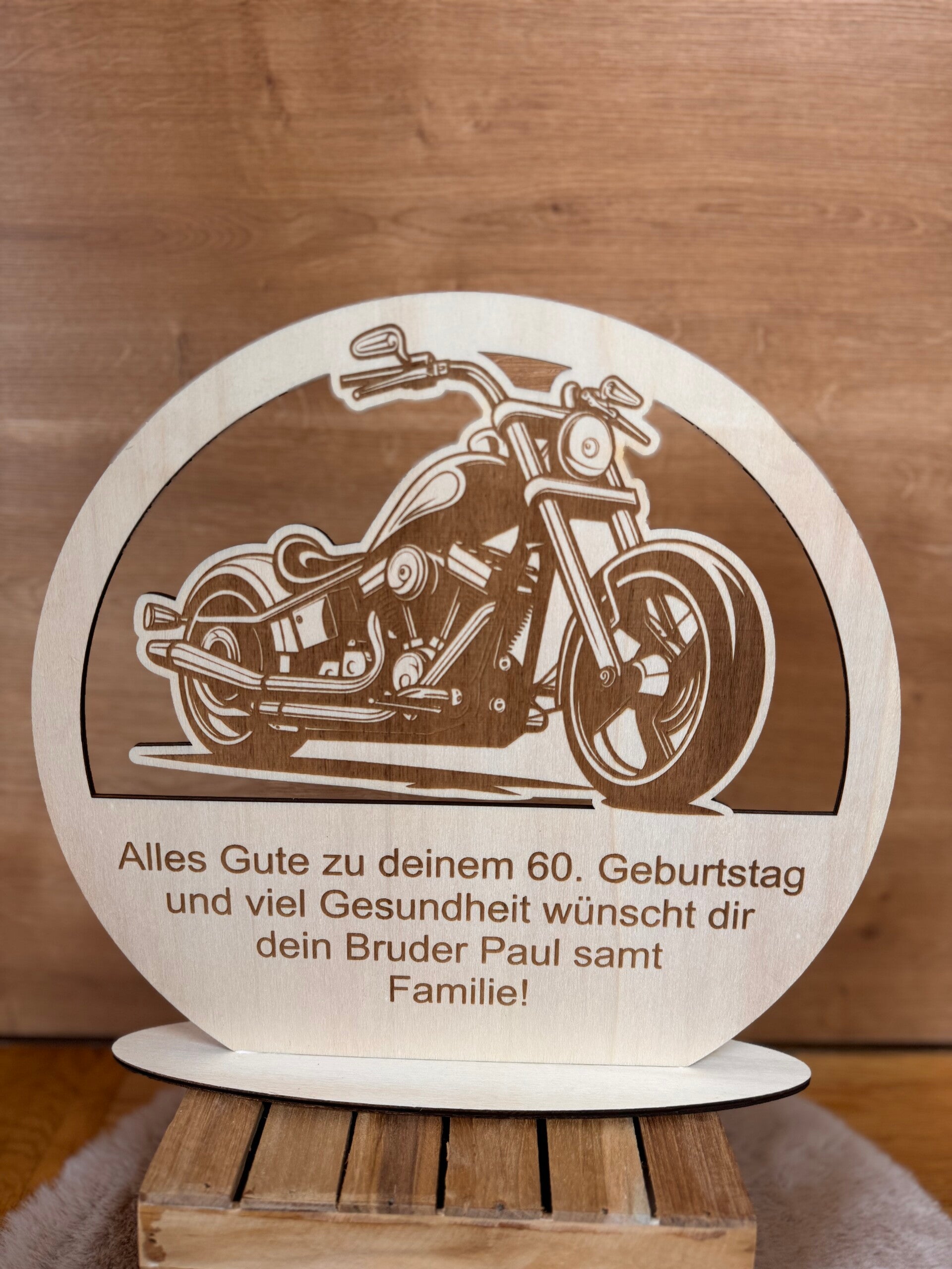 Geburtstagsgeschenk für Motorradliebhaber