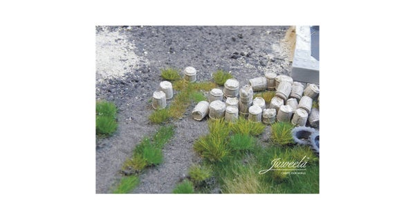 Juweela 28339 - 1:87 alte Holzfässer hell - 88x