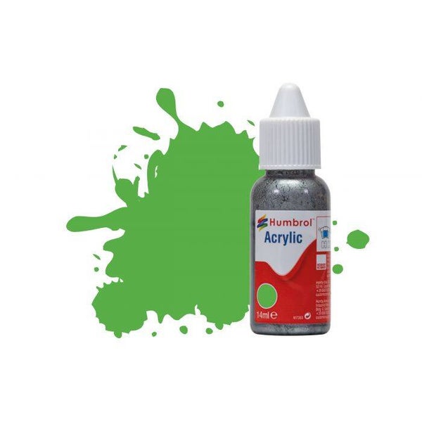 Humbrol DB0208 No 208 Fluorescent Signal Green Gloss