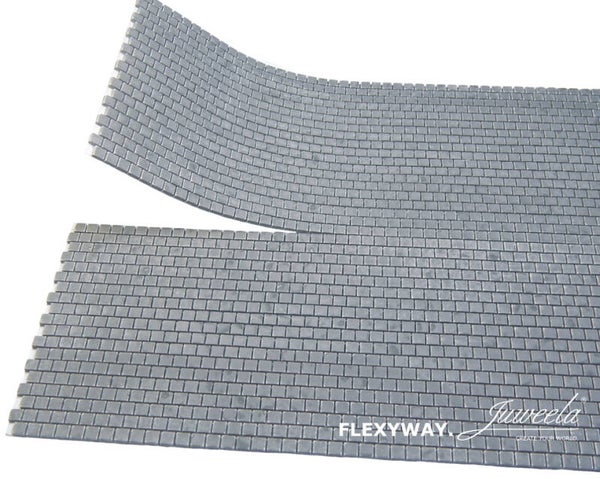 Juweela 28281 - 1:87 FLEXYWAY Platten 40x40 grau dunkel, 1 Segm.
