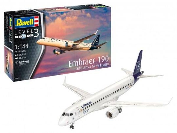 REVELL 03883 Embraer 190 Lufthansa New Livery