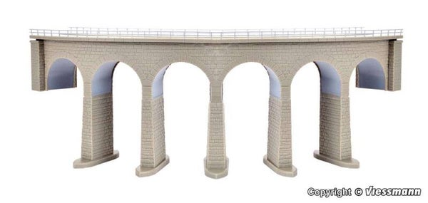Kibri 37664 N/Z Semmering-Viadukt mit Eisbrecherfundamenten, gebogen, eingleisig