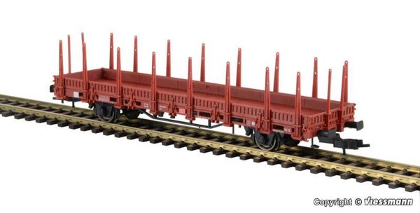 Kibri 16202 H0 Niederbordwagen, braun