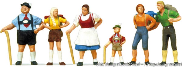 Preiser 10280 Familie Krause im Allgäu