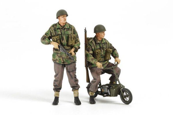 TAMIYA 35337 1:35 British Paratroop mit kleinen Motorrädern