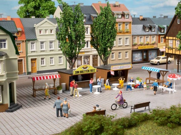Auhagen H0 11352 Imbiss- und Marktstände