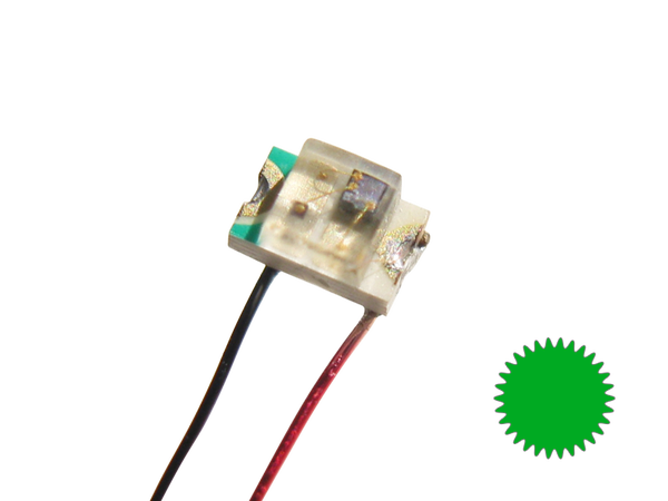 Schönwitz 50249 - LED SMD 0805 Blink LED mit Lackdraht grün