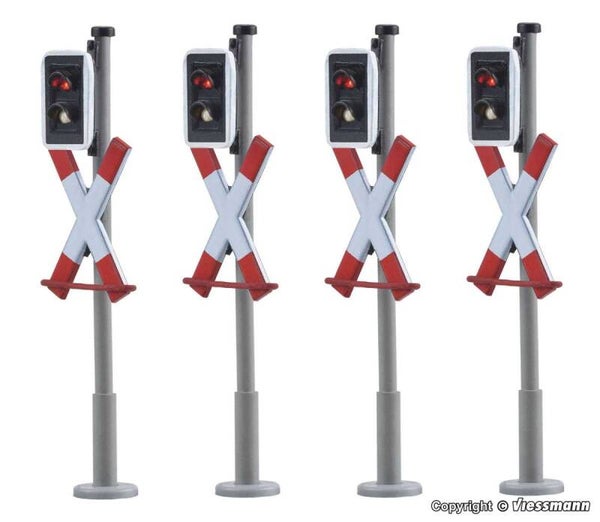 Viessmann 5057 H0 Bahnübergang-Sicherung EBÜT 80