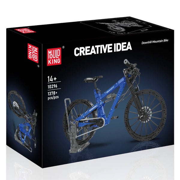 Mould King 10296 Downhill-Mountainbike (Blau)