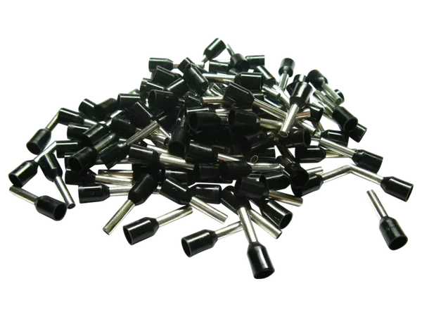 Schönwitz 50966 - 100 Aderendhülsen isoliert 1,5mm² N schwarz DIN 46228 Teil 4