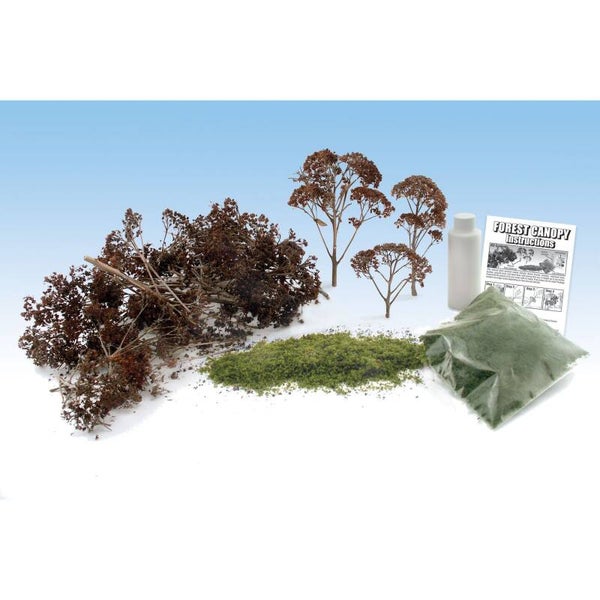 WOODLAND F1660 N H0 Baumkronen Belaubung hellgrün