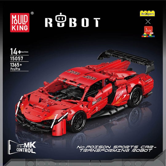Mould King 27007 – Set Costruzione Mini Sportiva Der Veneno, Modellino Auto Da Collezione, 8+ Anni