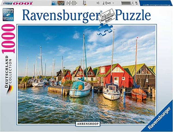 Ravensburger Puzzle 17092 - Romantische Hafenwelt von Ahrenshoop