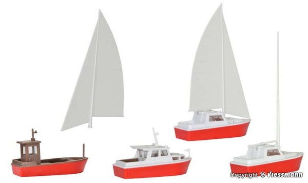 Kibri 39160 H0 Set Boote