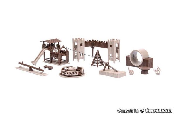 Vollmer 43668 H0 Deko-Set Abenteuerspielplatz