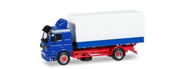 Herpa 309592 - H0 Mercedes-Benz SK Planen-Hängerzug 2a, unbedruckt