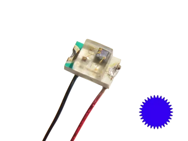 Schönwitz 50250 - LED SMD 0805 Blink LED mit Lackdraht blau