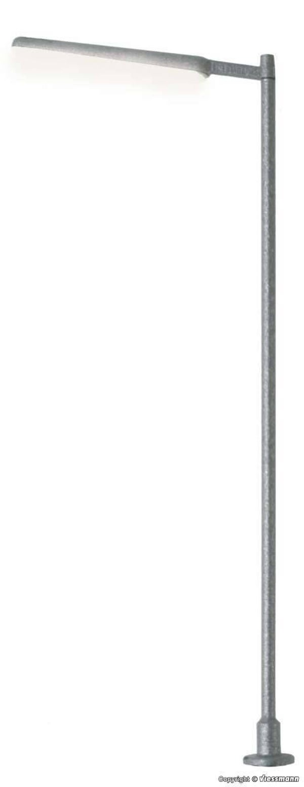 Viessmann 6094 H0 Schlanke Straßenleuchte, LED weiss
