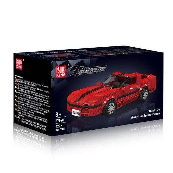 Mould King 27140 C4 Sports Coupé + Vitrine