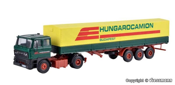 Kibri 14699 H0 RABA 2-achs Zugmaschine mit HUNGAROCAMION Planenauflieger