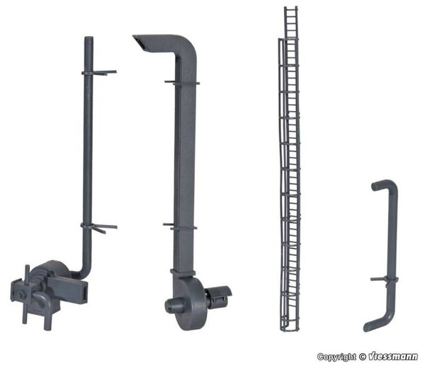 Kibri 38609 H0 Deko-Set Entlüftungsanlagen