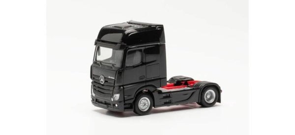 Herpa 309202 - H0 Mercedes-Benz Actros Gigaspace Zugmaschine, schwarz