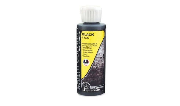 WOODLAND C1220 Earth ColorsTM Liquid Pigment (Erdfarbene Flüssigpigmente) Schwarz