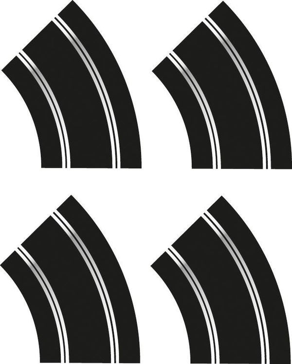 SCALEXTRIX C8198 1:32 Scalextric Standard Straight and R2 Curve Track Extension Pack - Replaces C8556