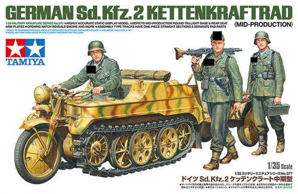 TAMIYA 35377 1/35 Sd Kfz.2 Kettenkraftrad (Mid-Prod.)