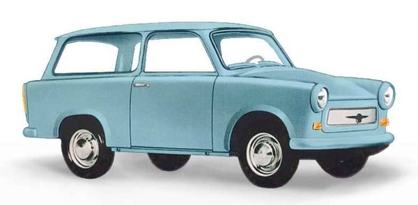 BUSCH 53200 H0 Trabant P601 Universal Kombi, Blau