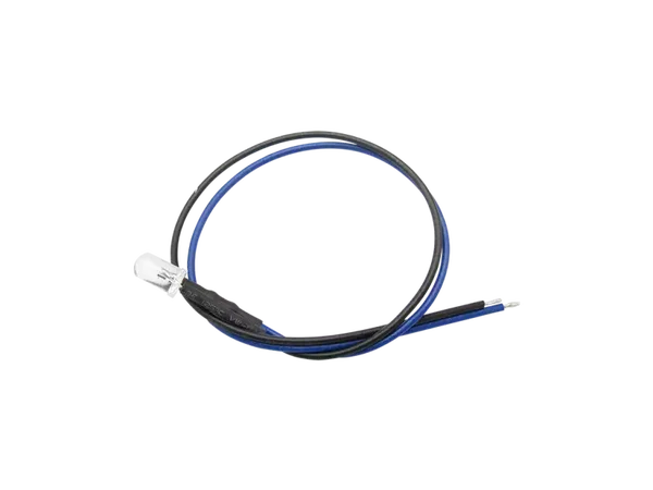 Schönwitz 51238 - 10 Stück LED 5mm klar mit Anschlusskabel und Widerstand blau