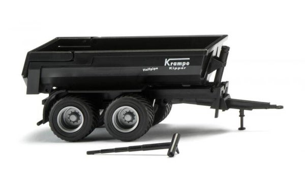 WIKING H0 38819 Krampe Halfpipe Muldenkipper - schwarz