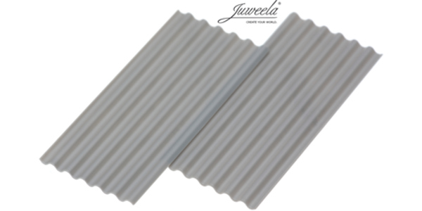 Juweela 23290 - 1:32 1:35 Wellplatte Faserzement grau, 50x