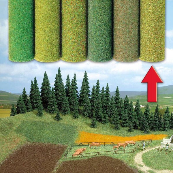 BUSCH 7236 Gelände-Teppich, Vierfarbig gemischt