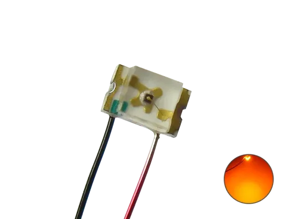 Schönwitz 50259 - LED SMD 0805 mit Lackdraht orange
