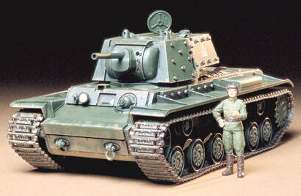 TAMIYA 35142 1:35 Russian Tank KV-1B 1940 w/Applique Armor