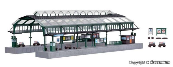 Kibri 37760 N Bahnsteighalle, grün