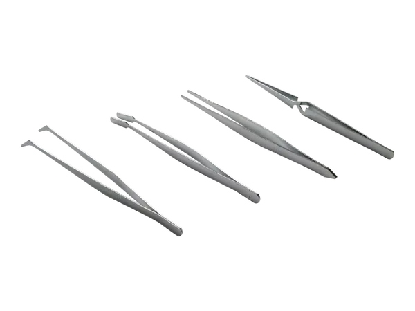 Schönwitz 30397 - Pinzetten Set Sortiment - 4 teilig - rostfrei - 110mm