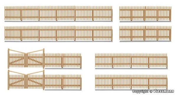 Kibri 38625 H0 Holzzaun