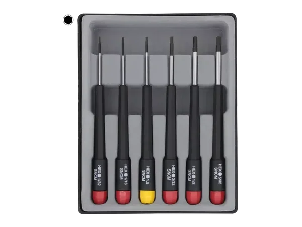 Schönwitz 12462 - Sechskant Schraubendreher Set Zoll Hexagon 6-tlg.