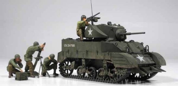 TAMIYA 35313 1:35 US Light Tank M5A1 Pursuit Operation Set